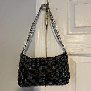 Black sequin shoulder purse from Barcelona